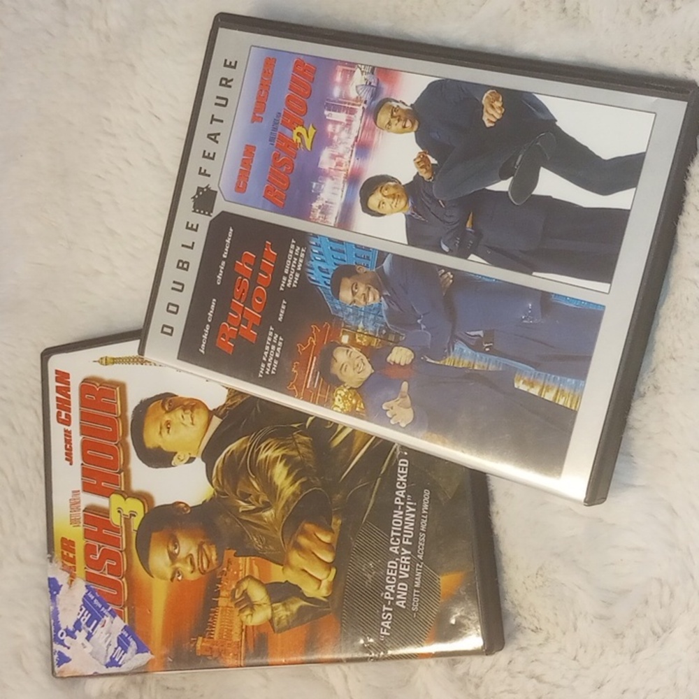 Rush hour 1, 2, and 3